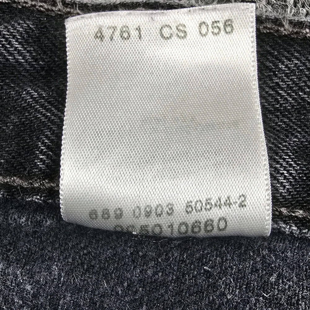 Vintage Levi's 501 Button Fly Jeans Mens 38x30‎ Black Bat Wing Red Tab Y2K